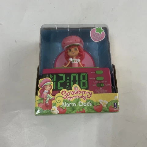 American Greetings Strawberry Shortcake Electric Radio Alarm Clock New Sealed Cover