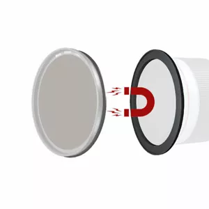 Kase 82mm Magnetic Filter Ring with Step-Up Adapter Ring kit for Cameras Lenses - Picture 1 of 7