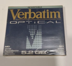 Verbatim - Optical Rewritable 5.2 GB MO2048 Bytes/Sector 5.25" - Photo 1/1