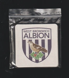 WEST BROMWICH ALBION F.C. Pack of 6 Crested Beer Mats / Coasters FREE POST UK - Picture 1 of 2