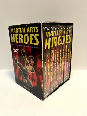 Martial Arts Heroes rare AU Lifetime DVD Box Set Jackie Chan Bruce Lee Kung Fu - Image 1 of 4