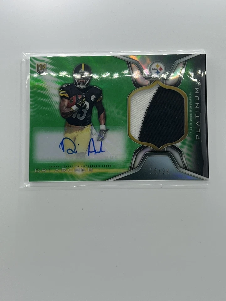 2014 TOPPS PLATINUM DRI ARCHER RC ROOKIE JERSEY PATCH AUTOGRAPH AUTO /99 2CL - Image 1 of 1