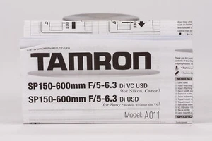 Tamron Bedienungsanleitung A011 für SP 150-600mm F/5-6.3 Di VC USD und Di USD - Bild 1 von 1