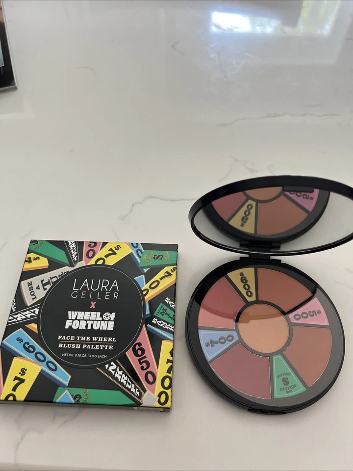 Laura Geller x Wheel of Fortune Face the Wheel 5pc Blush Palette ~ NEW NIB - Image 1 of 4
