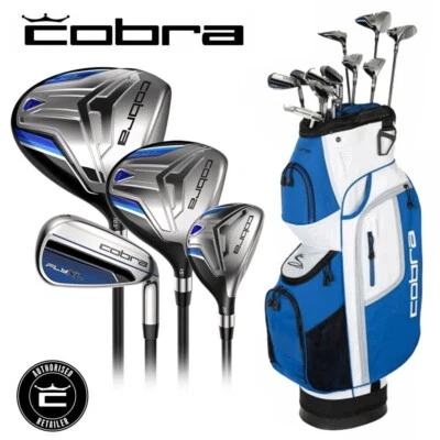 Cobra Fly XL Golf Set Steel Stiff Shafts (Driver+3W+5W+4H+5H+Irons+Putter) - Image 1 of 4