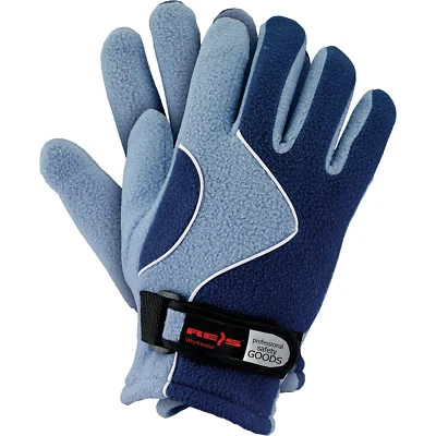 REIS Winterhandschuhe Handschuhe Super Warm Fleecestoff Blau Hellblau Gr. 8 NEU TOP
