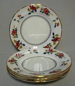 Wedgwood CHINESE FLOWERS Bread Plates SET OF FOUR More Items Here - Picture 1 of 3