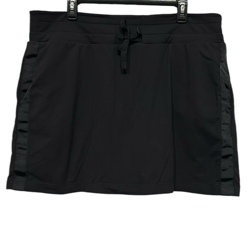 ON RUNNING Athleta Metro Downtown Skort XLT Nero 405665