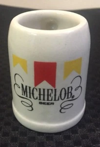 Vintage MICHELOB Bier Mini Krug von CERAMARTE seltenes Schnapsglas - Bild 1 von 5
