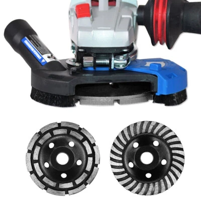 MARKENLOS 2x Schleifteller Diamant Schleiftopf Topfscheibe 125mm Betonschleifer Beton