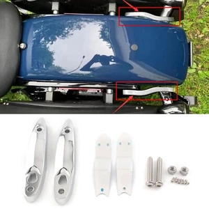 Soporte de reubicación de matrícula de señal de giro trasero para Harley Softail FXST FatBoy - Imagen 1 de 9