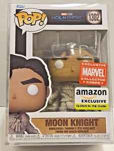 Funko Pop! Moon Knight #1302 Glow Exclusive Marvel Collector's Corps w/ Protect - Picture 1 of 6