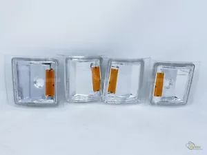 94-99 Chevy C10 CK 95-99 Tahoe Suburban Euro Clear Corner Signal Lights Set - Picture 1 of 2