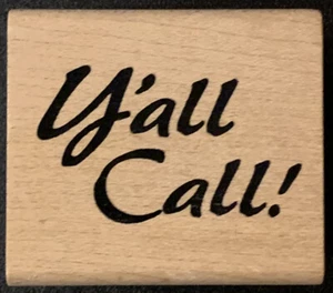 MOMR Y’all Call Rubber Stamp - Picture 1 of 3