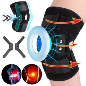 Hinged Knee Brace fit Meniscus Tear Adjustable Support For Knee Pain Stabilizer - Picture 1 of 18