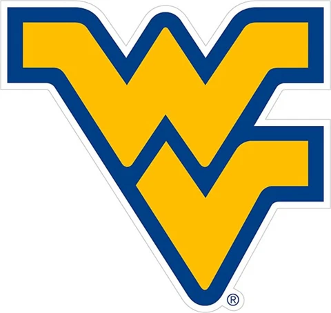 West Virginia Mountaineers 8" Magnet Outdoor Rated Vinyl Auto Fridge Cover