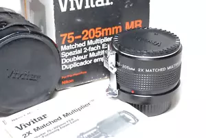 Vivitar Japan matched Telekonverter 2x für 75-205mm f/3.8 Nikon F (neuwertig) - Bild 1 von 4