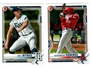 2021 BOWMAN PROSPECT PAPER-ALEXANDER RAMIREZ-NICK BITSKO - Picture 1 of 1