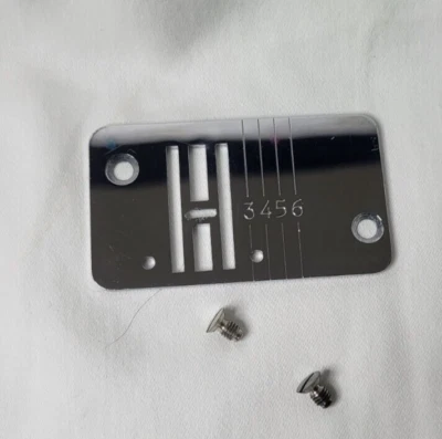 Placa de garganta aguja Husqvarna Viking con tornillos 6360 piezas de máquina de coser (P48) Foto 1 de 3