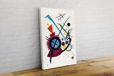 Impresión de cuadro de arte de pared enmarcado abstracto moderno violeta Wassily Kandinsky Foto 1 de 2