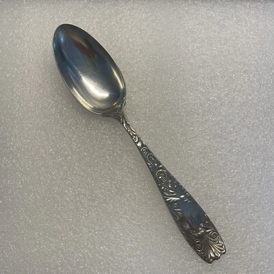 Cuchara grande para servir vintage Gorham Royal Crown plato de plata 1887 Foto 1 de 4