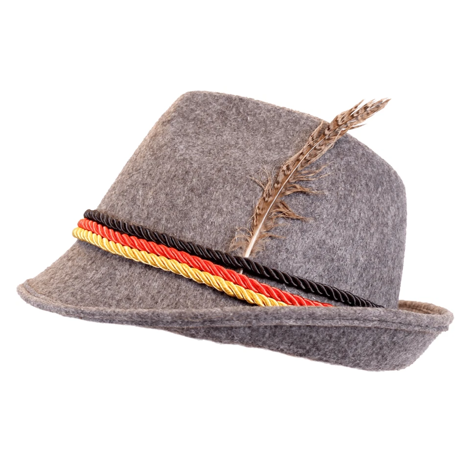 Unisex Bavarian German Oktoberfest Halloween Cosplay Costume Hat (3 Colors) - Image 1 of 3