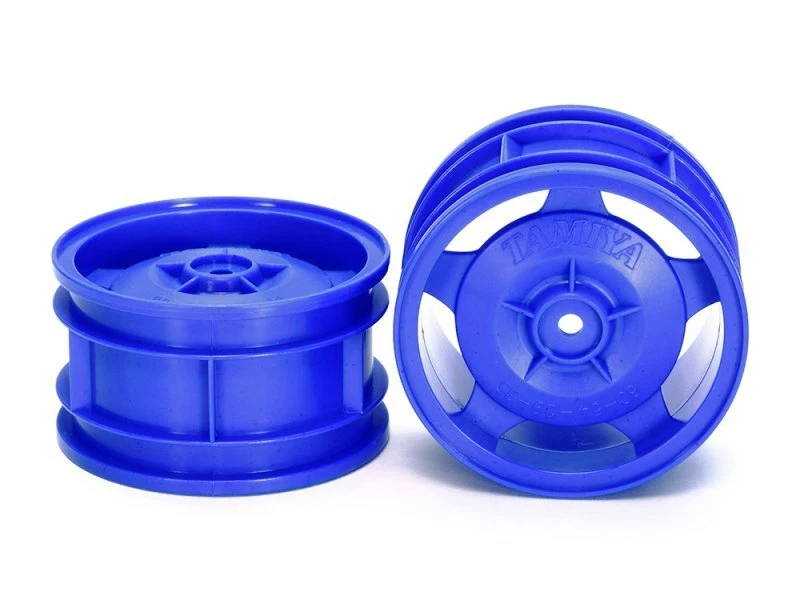 Tamiya 54682 Op1682 Buggy Rear Star Dish Wheels Blue