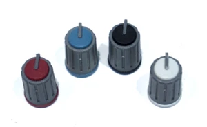 4 - PERILLAS GRISES PEAVEY RQ PLACA MEZCLADORA con TAPAS AZULES / ROJAS / NEGRAS / GRIS CLARO - Imagen 1 de 4