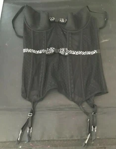 Victorias Secret Black Jeweled Lingerie Size XL NWT - Picture 1 of 2