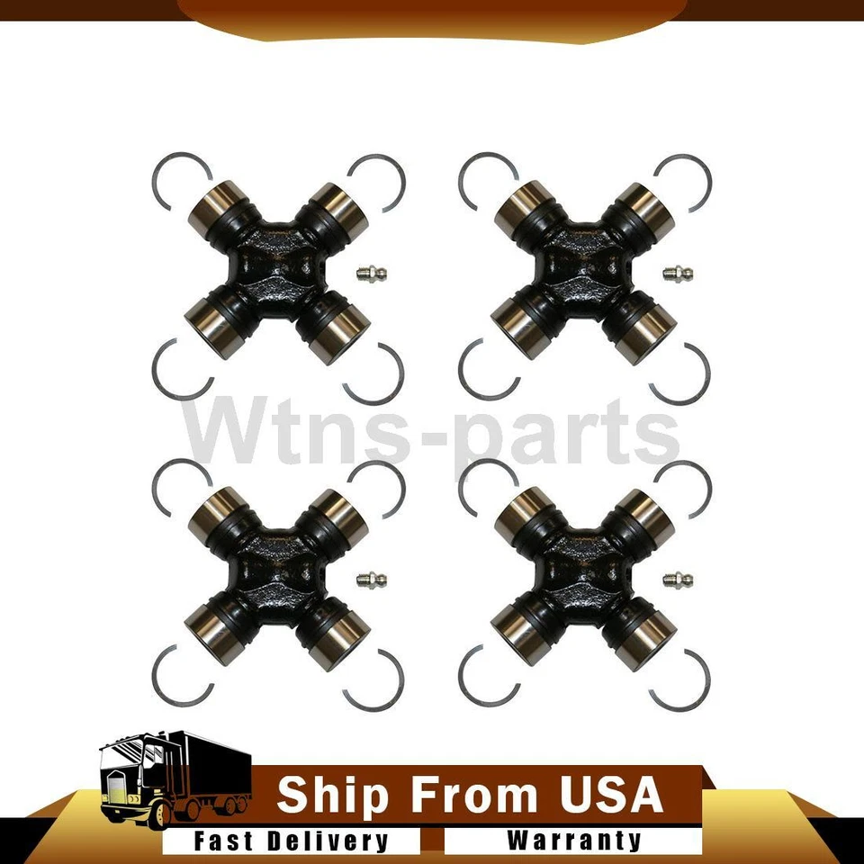 Front Rear Shaft All Joints U-Joints 4PCS For 2006-2013 GMC Savana 1500 5.3L AWD - Image 1 of 4