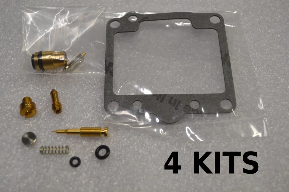 4x Kawasaki 81-83 KZ1000 LTD J ELR CSR Carburetor Carb Rebuild Kit - 4 KITS - Image 1 of 1