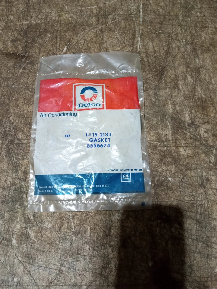 NOS DELCO AIR CONDITIONING GASKET 1#15 2133 GASKET 6556674 Foto 1 de 2