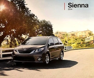 2014 TOYOTA SIENNA MINIVAN—22 PAGE US SALES BROCHURE—LE SE XLE LIMITED—NEW NOS - Picture 1 of 1
