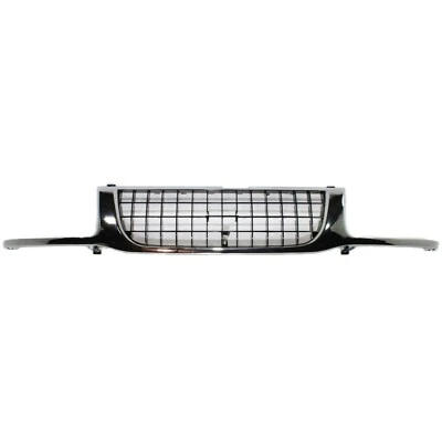 Grille Assembly chrome shell / black insert plastic for 1993-1997 Isuzu Rodeo - Image 1 of 4