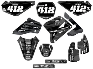 Kit de gráficos Senge RM 85 APACHE 2001-2004 gris compatible con Suzuki - Imagen 1 de 10