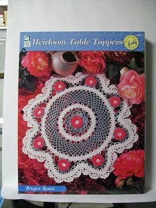 BRUGES ROSES DOILY CROCHET PATTERN HOUSE WHITE BIRCHES HEIRLOOM TABLE TOPPERS - Picture 1 of 1