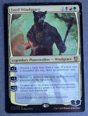 Lord Windgrace -Foil Light Play MTG Commander 2018 - Image 1 of 4