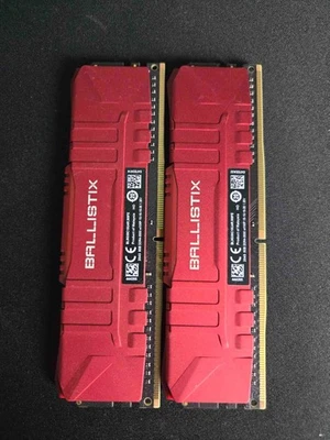 Crucial Ballistix 16GB (2 x 8GB) 3000MHz DDR4 (BL8G30C15U4R.M8FE) RED - Image 1 of 2