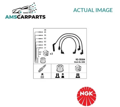 IGNITION CABLE SET LEADS KIT 8286 NGK NEW OE REPLACEMENT - Image 1 of 4