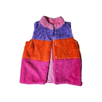 Chaleco Epic Threads Niñas Rosa Imitación Piel XL Foto 1 de 3