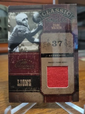 2004 Donruss Classics Relic Doak Walker #CS-5 112/150 Detroit Lions HOF - Image 1 of 2