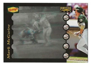 Pinnacle Denny's #25 1996 Mark McGwire Oakland Athletics BV $1,50 - Imagen 1 de 1