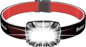 Blukar Torcia Frontale LED Ricaricabile, 2000 Lumen Super Luminoso Lampada Front - Foto 1 di 8