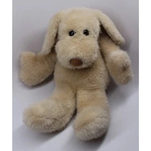 Vintage Dakin 1980 Francesca Hoerlein 18 Zoll cremefarbener Welpe Hund braune Augen Plüsch selten - Bild 1 von 4