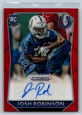 2015 Panini Prizm Rookie Signatures Red Prizm /299 Josh Robinson #RS-JR Auto RC - Image 1 of 2