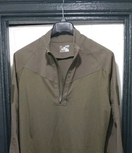 Under Armour Storm Men’s OLIVE GREEN 💚 Tactical Combat Shirt 1/4 Zip XL (SHORT) - Picture 1 of 16