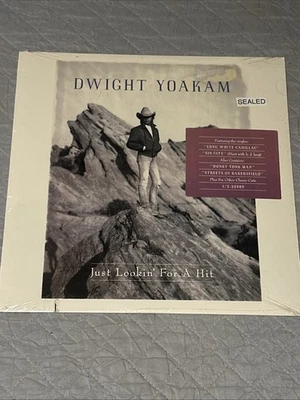 Dwight Yoakam’s- Just Lookin’ For A Hit Original Sealed 1989 US 1st Pressing LP - Image 1 of 4