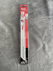 Milwaukee 9 in. 14 TPI Medium Metal Cutting SAWZALL Reciprocating Saw Blades 5PK - Picture 1 of 2