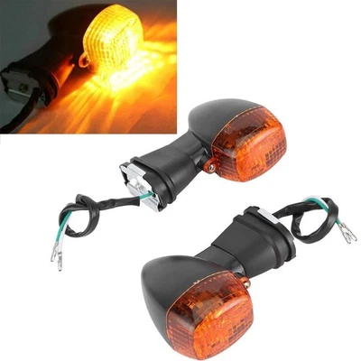 Luz de seta frontal para KAWASAKI Ninja 500R ZX6R ZX6RR ZX7R ZX7RR ZX9R ZX12R - Imagem 1 de 4