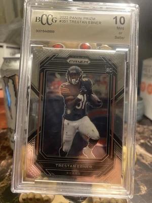 2022 TRESTAN EBNAR PANINI PRIZM RC ROOKIE BCCG 10 - Image 1 of 2